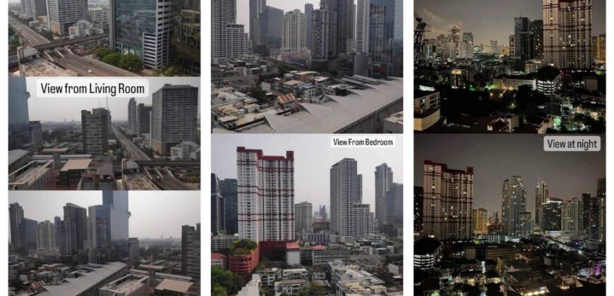 Condo for Rent Phayathai 1 bedroom, Natural Light Near BTS PhayaThai
