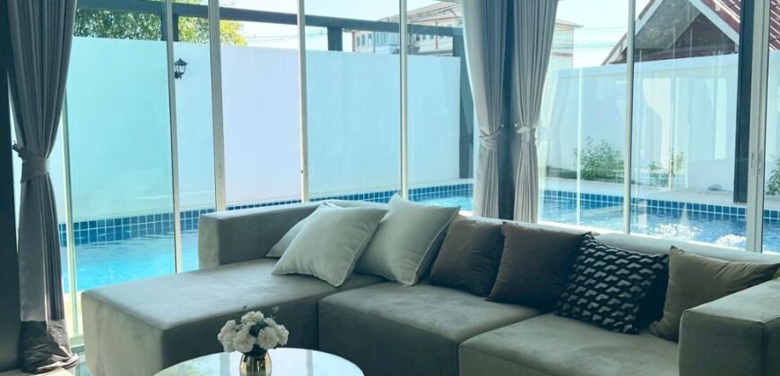 ขายบ้านพูลวิลล่าห้วยใหญ่ 4 ห้องนอน 4 ห้องน้ำ 2 ชั้น พัทยา