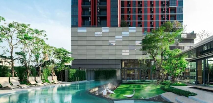 Condo for Rent 2 bedrooms at THE BASE Garden Rama 9 Great Location Near ARL