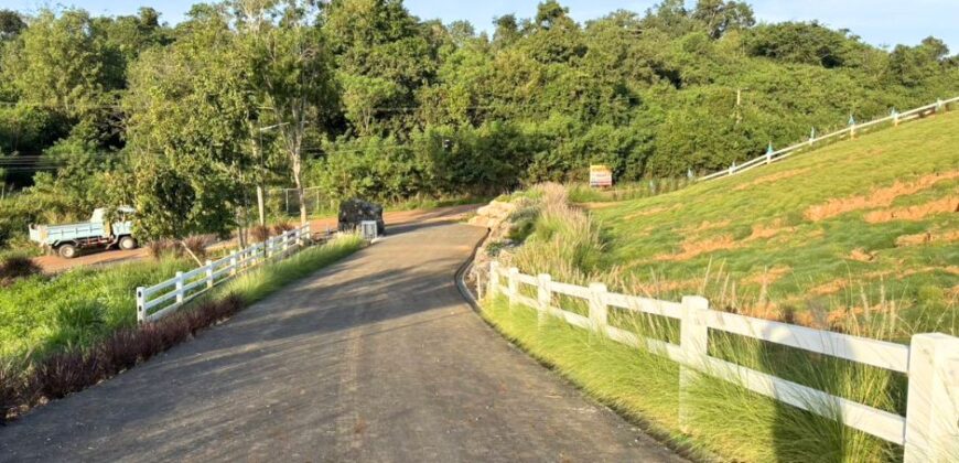 ที่ดิน เขาใหญ่ หน้ากว้าง 6 เมตร แบ่งขาย ที่ดินแปลงสวยบนเนินเขา ไม่บล็อกวิว ใกล้ถนนมิตรภาพ