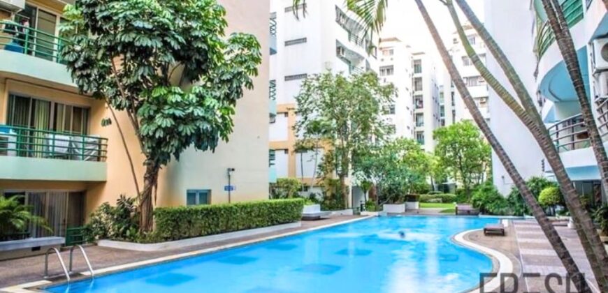 Condo for Rent at Sukhumvit 48 Garden floor with 2 Bedroom Wide Space Cheap Price