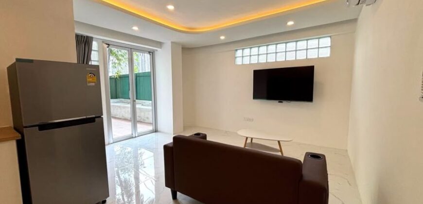 Condo for Rent at Sukhumvit 48 Garden floor with 2 Bedroom Wide Space Cheap Price