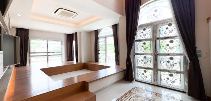 ขายบ้านเดี่ยวสุดหรู สไตล์ยุโรป หลังมุม 3 ห้องนอน เขตประเวศ ใกล้ทางด่วน
