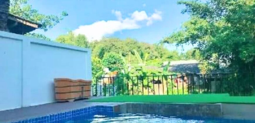 House for Rent in Mae Rim – With Private Pool & Waterfront Garden