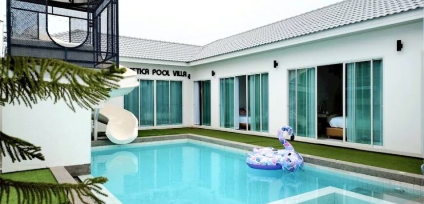 Sale Pool Villa House with Tenant – 3-Year Lease Agreement at Huay Yai, Pattaya