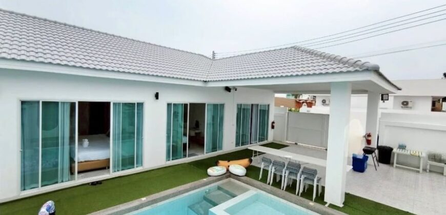 Sale Pool Villa House with Tenant – 3-Year Lease Agreement at Huay Yai, Pattaya