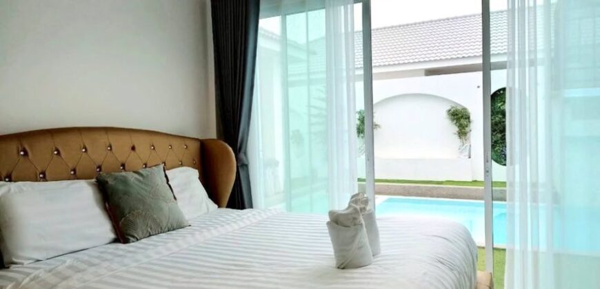 Sale Pool Villa House with Tenant – 3-Year Lease Agreement at Huay Yai, Pattaya