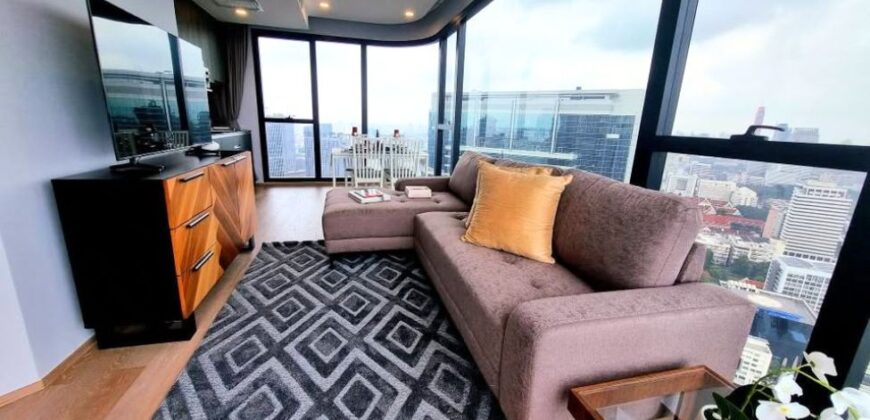 Modern Condo for Rent 2 bedrooms walk to BTS at Ratchathawi, Silom Area