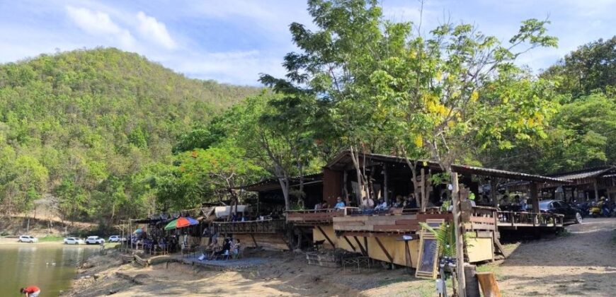 ขายที่ดิน หน้าน้ำ หลังเขา ใกล้บ้านธิ จ.ลำพูน สำหรับที่พัก รีสอร์ท หรือเพื่อการลงทุน