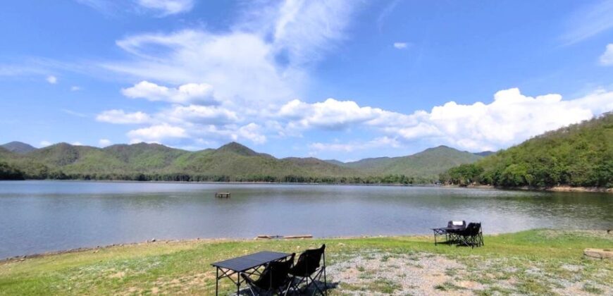 ขายที่ดิน หน้าน้ำ หลังเขา ใกล้บ้านธิ จ.ลำพูน สำหรับที่พัก รีสอร์ท หรือเพื่อการลงทุน
