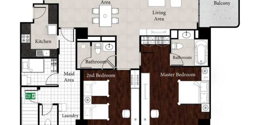 2-Bedroom Condo for Rent | Sukhumvit 39 with 160 sq.m. Bright and Comfort Living